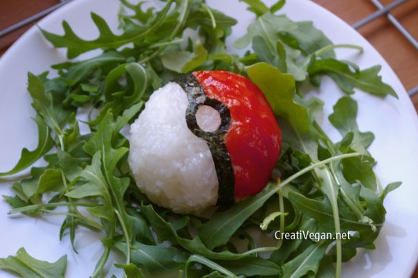 Pokeball de arroz CreatiVegan